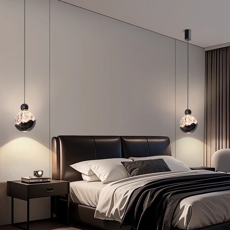 卧室床头吊灯2025新款创意手扫升降高级感轻奢玄关装饰雪山吊线灯,家装灯饰光源,床头/玄关/吧台/过道吊灯,淘宝优惠券,粉丝福利购,淘宝优惠卷