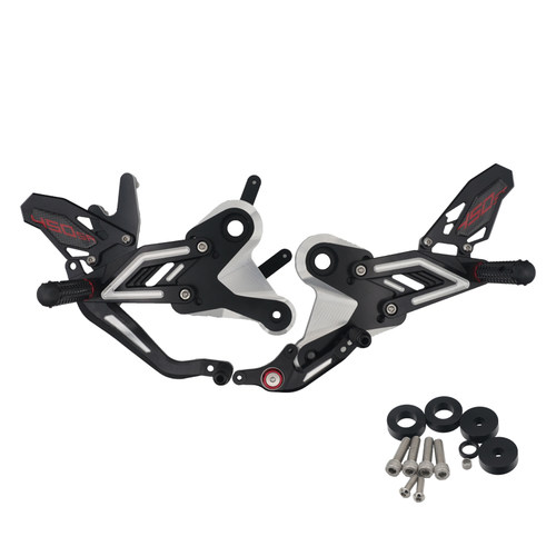 适用春风450SR改装升高脚踏竞技脚踏总成 刹车离合挂档杆支架配件