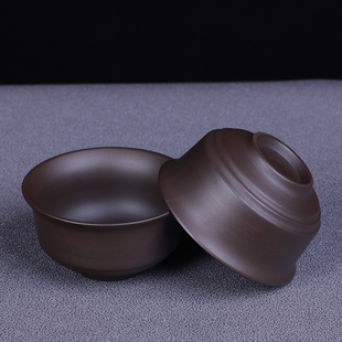 家用简约喝茶泡茶壶茶杯陶瓷办公室会客盖碗公杯 紫砂功夫茶具套装