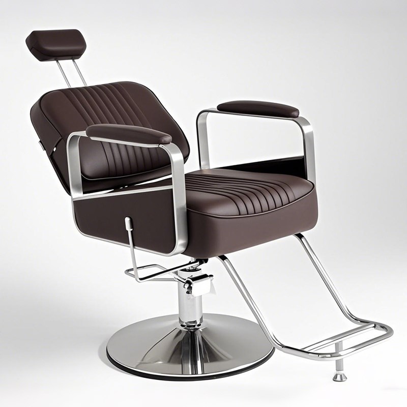 高端新款发廊烫染区椅子沙发美发座椅潮理髲店剪发凳修面放倒