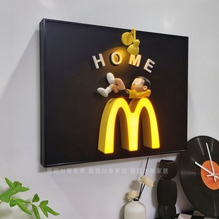 创意电表箱装饰画磁吸电闸箱遮挡挂画免打孔电源盒黑板网线盒遮丑