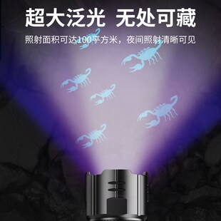 天火强光照蝎子灯专用强光款大功率型2025新款超亮紫光灯超长续航