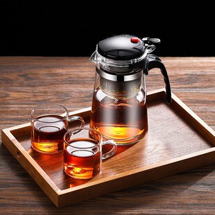 茶水分离杯子茶具单人玻璃茶壶 飘逸杯泡茶壶泡茶家用2025新款