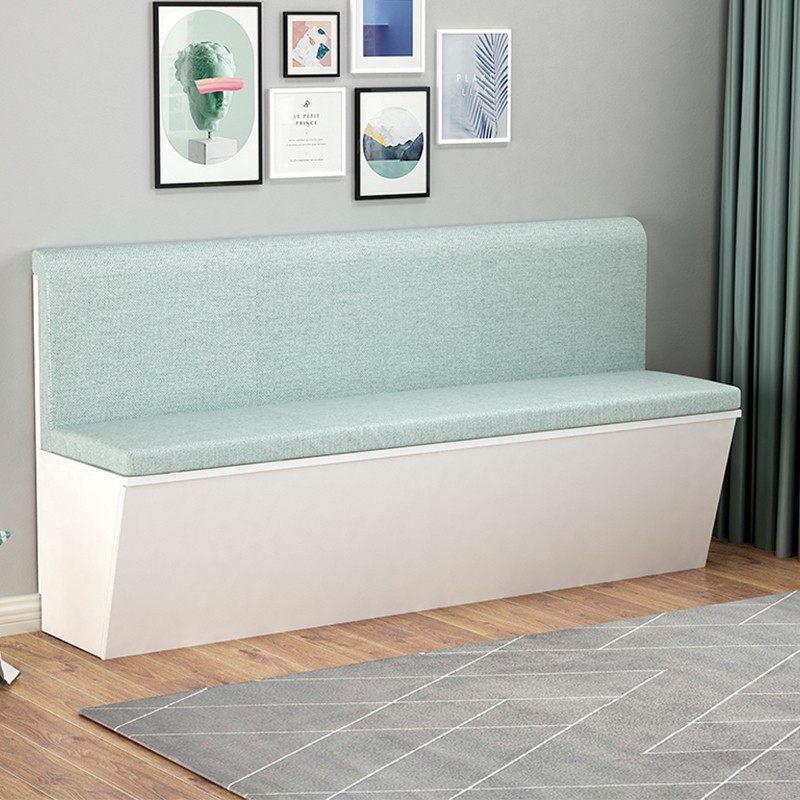 卡座餐桌椅家用小户型客厅靠墙储物柜组合定制软包餐厅实木沙发凳