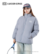 LUKER CMSS高街潮牌休闲百搭面包服男女同款棉服