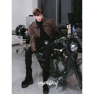 百搭神裤 序77秋季 显瘦显腿长黑色弯刀裤 弹力修身 新款