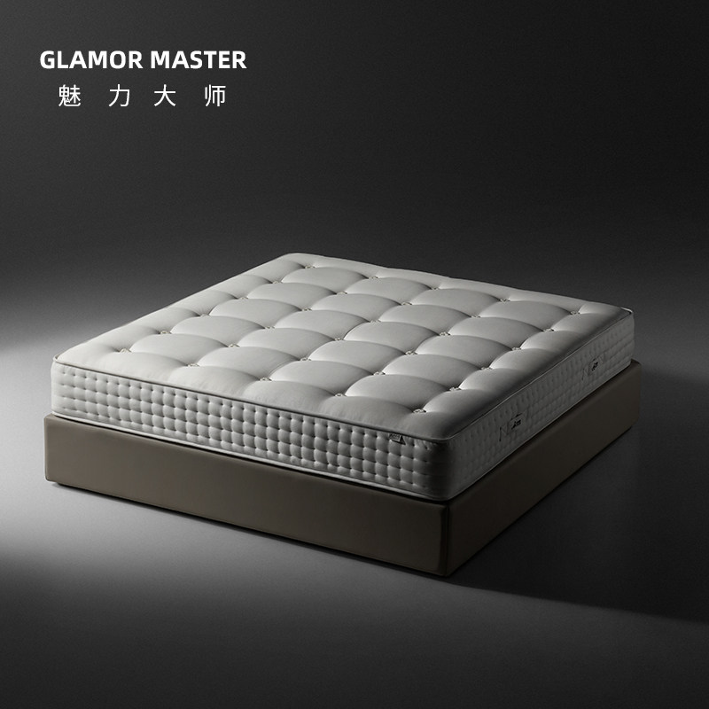 GlamorMaster定制手工床垫无胶水独立袋装弹簧拉扣家用席梦思床垫