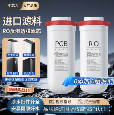 中芯力适配美的花生净水器滤芯MRO1791A-400G/1891/1881-500/1782