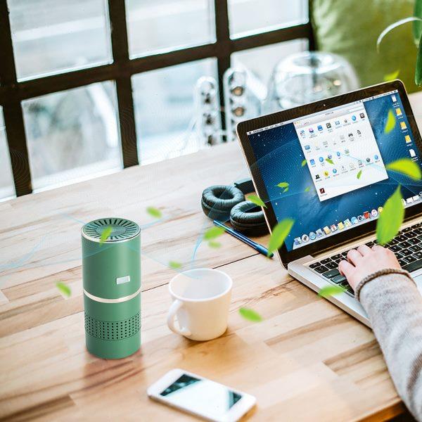 懒精灵车载负离子空气净化器家用可携式迷你车载负离子空气净化器