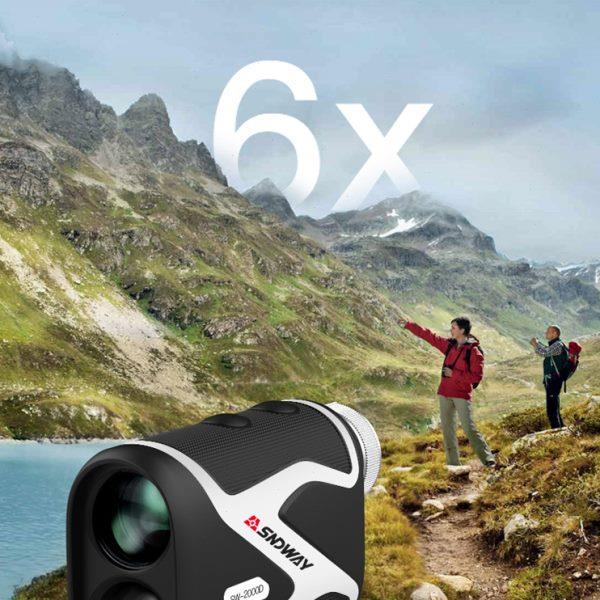 深达威户外望远镜测距仪高精度手持2000红绿双显示屏高尔夫测量仪