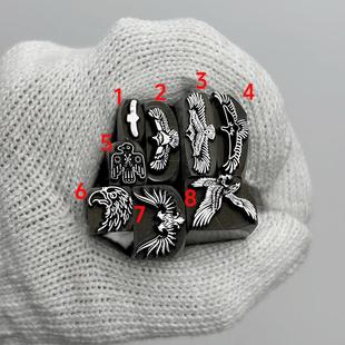 动物高桥鹰吉言钢印錾子印章打金银首饰手镯錾刻刀工具