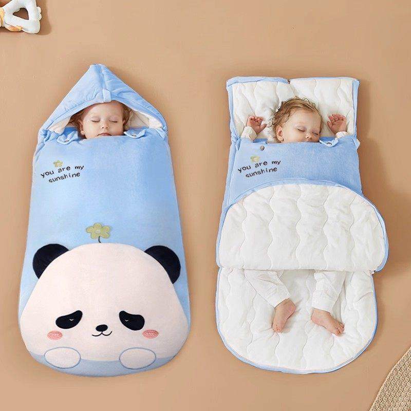 婴儿睡袋秋冬季加厚款新生宝宝春秋防踢被防惊跳抱被两用春秋包被,婴童用品,睡袋/防踢被,淘宝优惠券,粉丝福利购,淘宝优惠卷