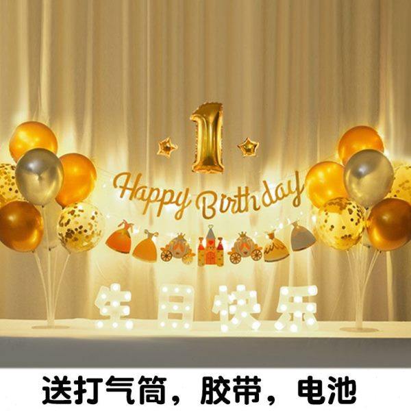 网红惊喜背景墙装饰套餐男孩女孩宝宝一周岁儿童生日快乐场景布置,节庆用品/礼品,装扮布置套餐,淘宝优惠券,粉丝福利购,淘宝优惠卷