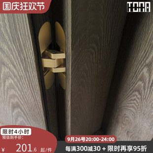 三维隐藏式合页.同那TONA可调铰链暗合页卧室门合页暗门隐形合页