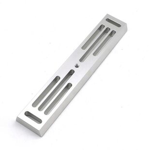 银色鸠尾板金属标准75度天文望远镜配件 227mm不生锈高品质鸠尾板