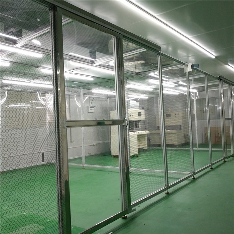 FFU铝型材百级无尘洁净棚简易净化室无尘车间局部百级千级无尘棚