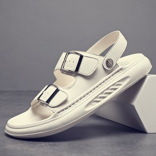 潮流时尚 外穿防水防滑开车凉拖鞋 男士 百搭软底沙滩鞋 男款 凉鞋 夏季