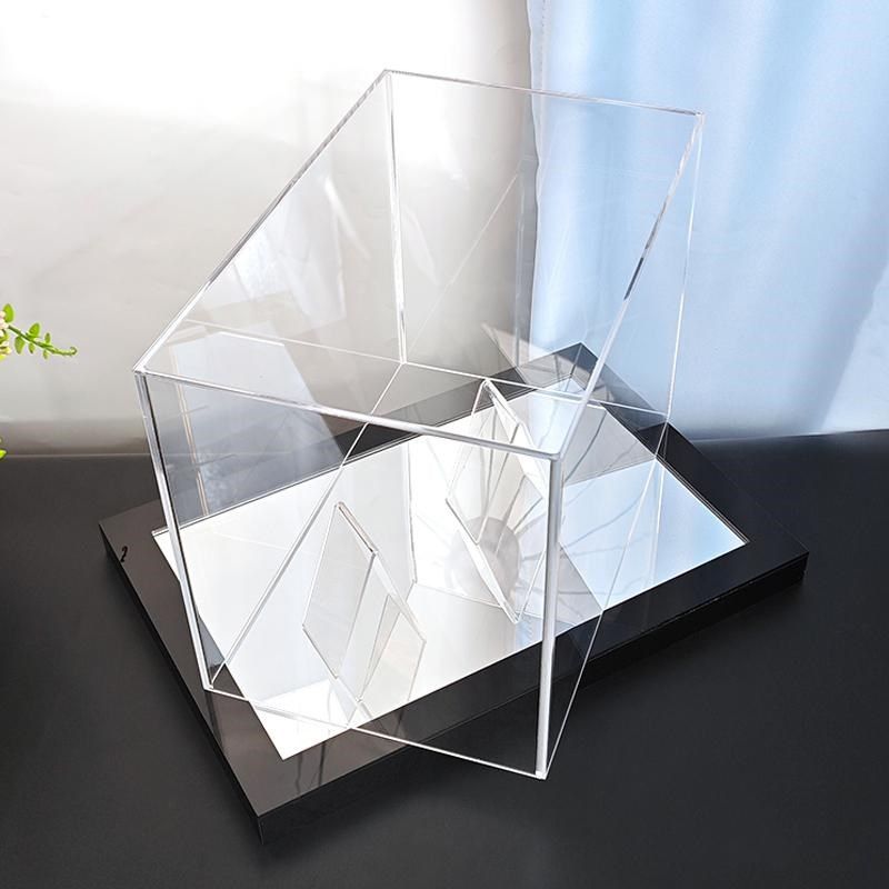 高档透明亚克力球盒签名收藏球鞋收纳盒防尘防氧化足球篮球展示盒