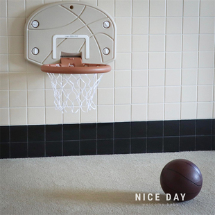 韩国ins儿童篮球框室内投篮挂式可移动宝宝婴儿弹力球玩具1-3岁