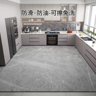 满铺厨房地垫防滑防油可擦免洗pvc防水垫子厨房地垫耐脏脚垫
