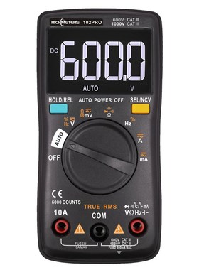 RM102PRO 数字万用表数显自动量程电流电压表自动测量傻瓜表