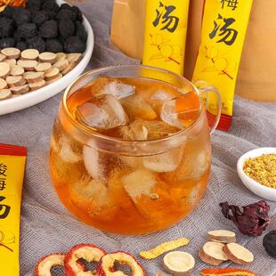 老北京正宗酸梅汤酸梅粉桂花酸梅晶原材料包酸梅浓缩汁冲饮料商用