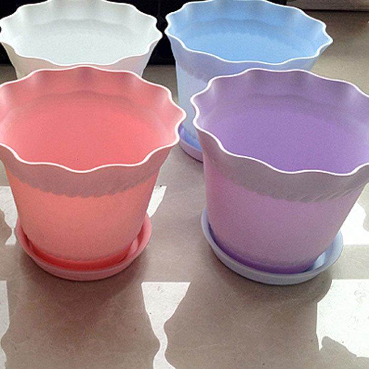 阳台盆栽花盆绿植园艺塑料树脂带托盘种菜盆种花罗马多肉花盆,鲜花速递/花卉仿真/绿植园艺,花托/移动托盘,淘宝优惠券,粉丝福利购,淘宝优惠卷