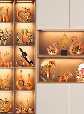 轻奢高档摆件家居饰品电视柜酒柜装饰品客厅桌面摆件乔迁新居礼品