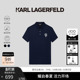 夏季 桑蚕丝棉 钻饰短袖 男士 KARL POLO衫 LAGERFELD卡尔拉格斐