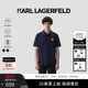 老佛爷男装 26年早春新品 LAGERFELD莫代尔棉质刺绣标章POLO衫 KARL