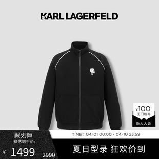 老佛爷男装 KARL 新品 户外运动夹克外套25秋季 LAGERFELD 绵羊毛