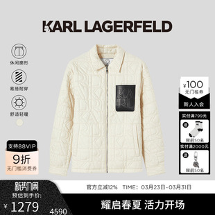 棉服老佛爷男装 新款 LAGERFELD卡尔拉格斐2024冬季 KARL