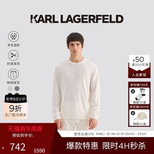 2025秋季 绵羊毛 新款 软糯针织衫 毛衣老佛爷 KARL 男士 LAGERFELD