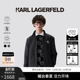 外套老佛爷 男士 KARL LAGERFELD卡尔拉格斐拉链logo头像棉服秋季