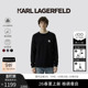 男女同款 KARL 新款 26年春季 潮 LAGERFELD100%绵羊毛商务休闲针织衫