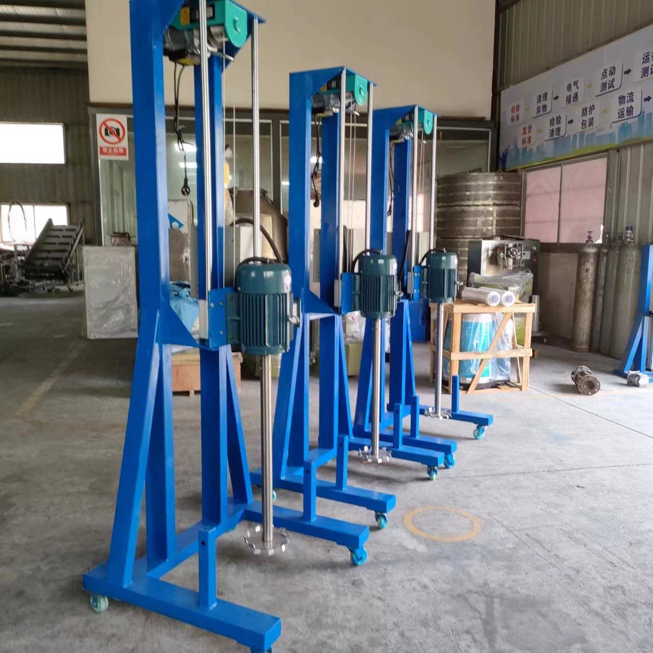 厂家供应电动分散机可升降变频调速液体搅拌机油漆涂料食品化工胶