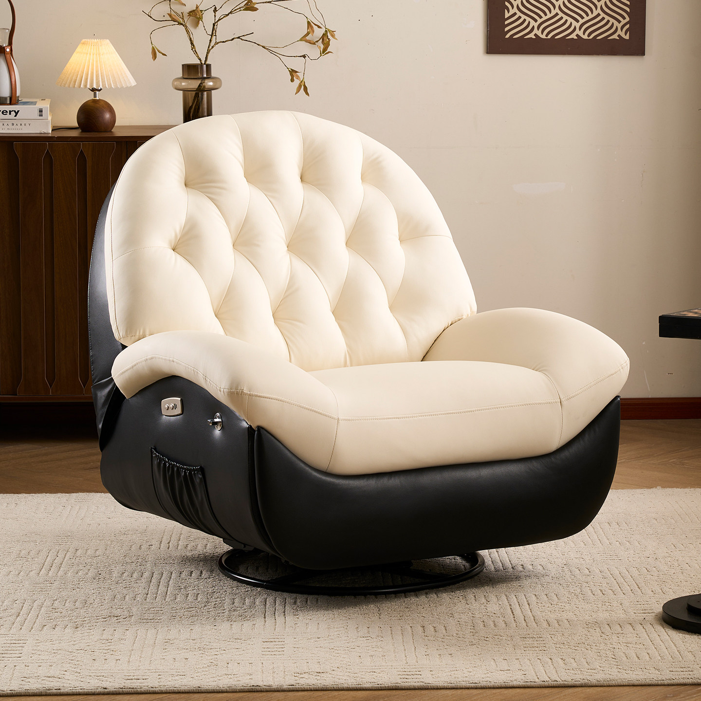 头等太空单人沙发舱多功能客厅旋转躺椅摇摇椅电动懒人沙发按摩椅,住宅家具,功能沙发,淘宝优惠券,粉丝福利购,淘宝优惠卷