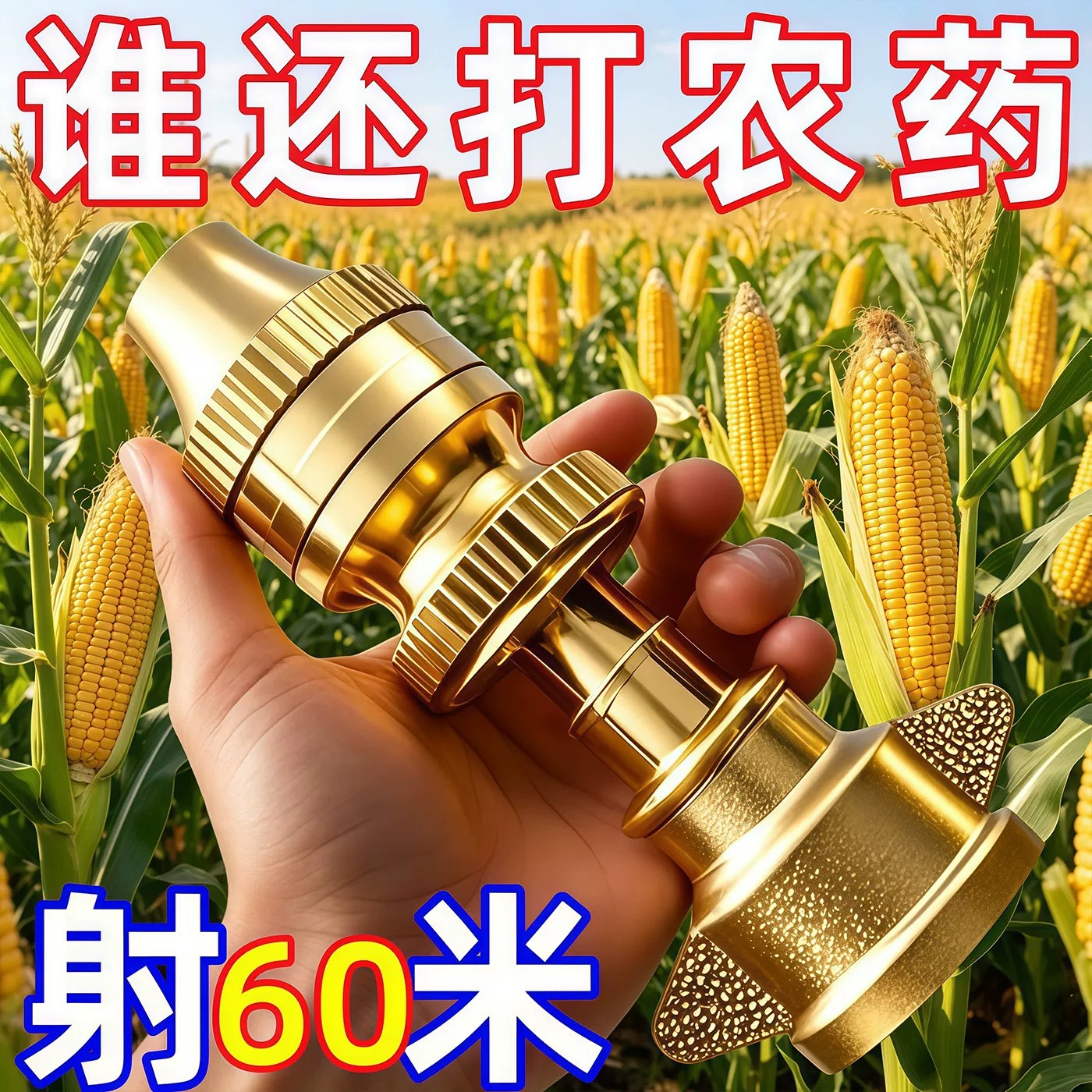 农用电动高压可调打药喷头