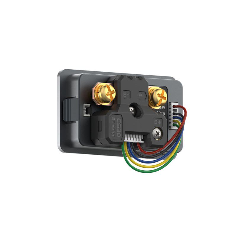 高精度彩屏电动车房车库仑计锂电池电量显示表电压电流表库伦计