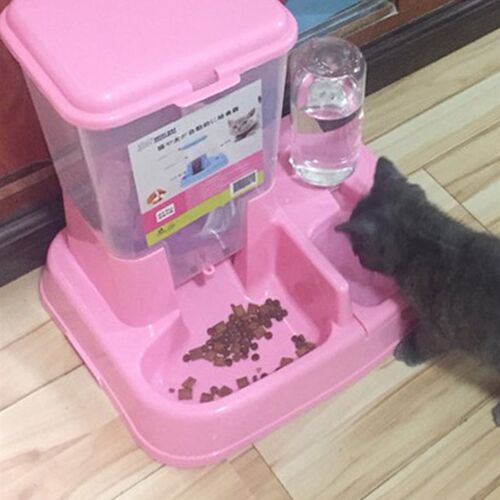 猫咪用品猫碗双碗自动饮水狗碗自动喂食器宠物用品猫盆食盆猫食盆