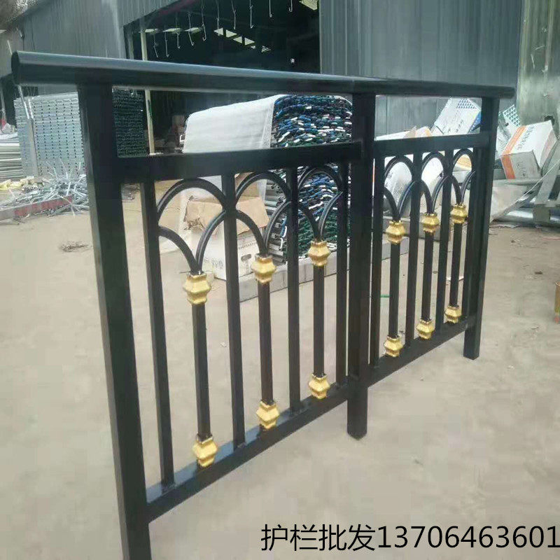 阳台空调楼梯护栏热镀锌钢铝艺铁艺学校工厂围栏栅栏河道市政栏杆