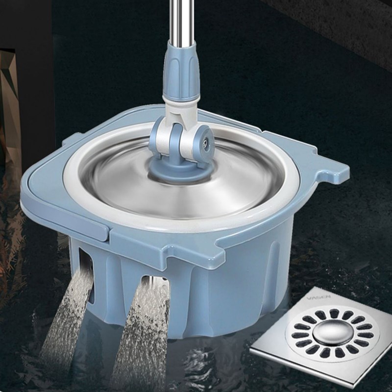 家用旋转拖把免手洗自拧水拖把脱水自动拖把带桶墩布脱水拖布棉线