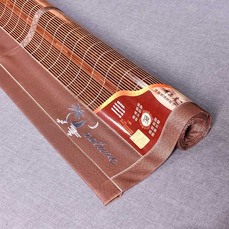 新款无毛刺e凉席竹席夏季大床空调席可折叠双面用藤席水竹凉席子