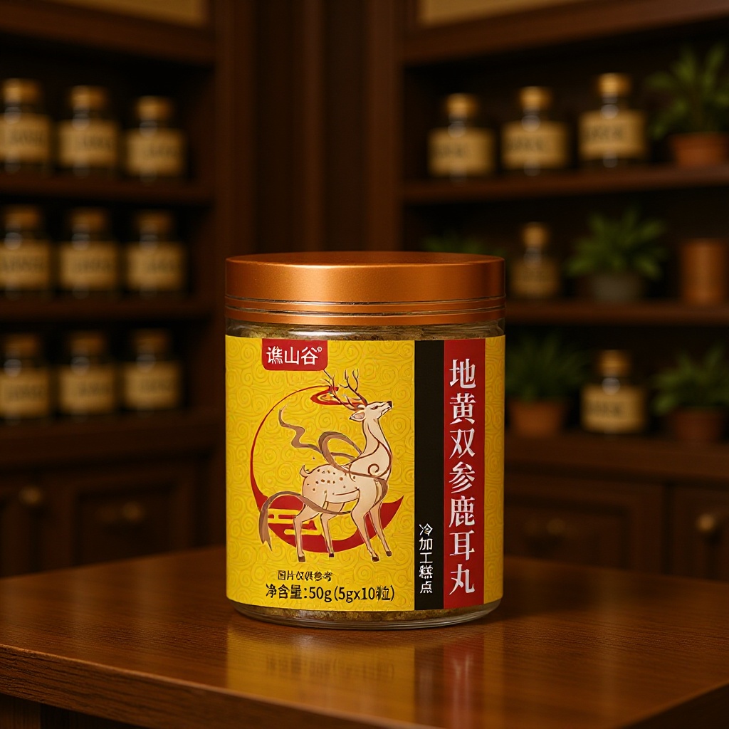 【批发】谯山谷地黄双参鹿耳丸10丸古法手工熬制匠心配比独立包装