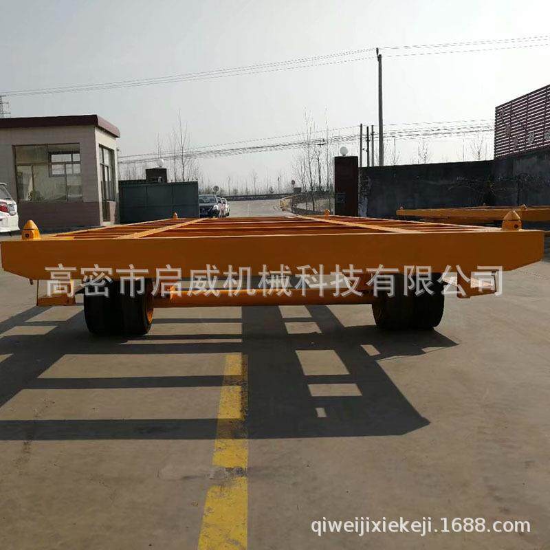 框架拖车货源供应集装箱拖车20尺集装箱框架平板车厂家供应