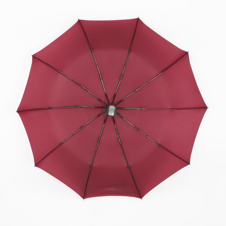 定制LOGO广告礼品伞十骨碰击布自动晴雨伞男双人大号抗风雨伞超大