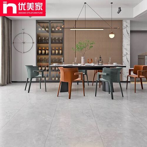 柔光微水泥750x1500通体瓷砖大板客厅防滑地板砖素色卫生间墙砖