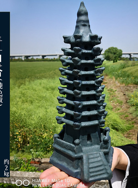 室内外小桥塔假山配件草屋鱼池水族箱鱼缸造布景田园石桥拱桥摆件