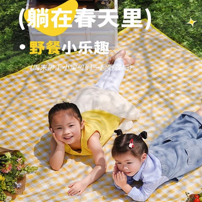 野餐垫防潮垫加厚户外野炊野营沙滩帐篷地垫防水草坪垫子便携郊游