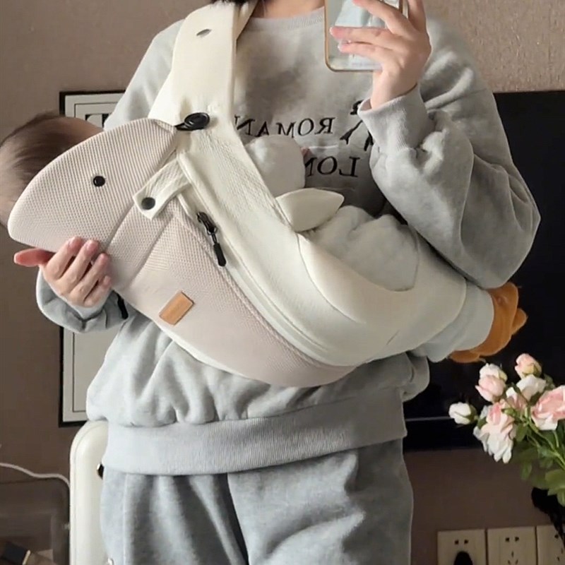 婴儿抱婴袋宝宝斜横前抱式外出轻便初生前后两用新生儿背娃抱娃神